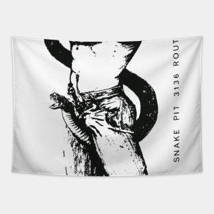 Snake Pit Vintage Retro Cowboy Leather Gay LGBT Texas Tapestry