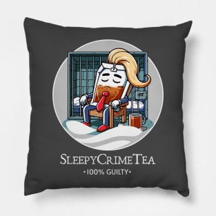 Funny Political Anti-Trump Sleepy Don Criminal Pillow