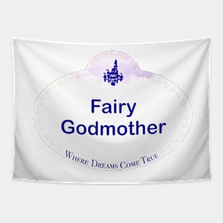 WDW Name Tag- Fairy Godmother Tapestry