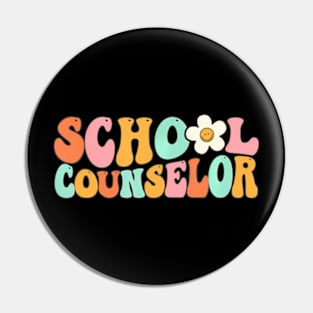 Counseling Office School  Groovy Back To School Pin