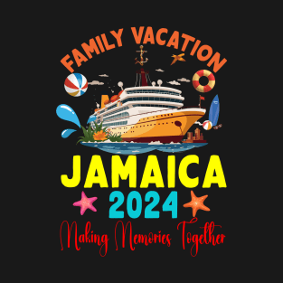Family Vacation Jamaica 2024 Family Matching Group Summer T-Shirt