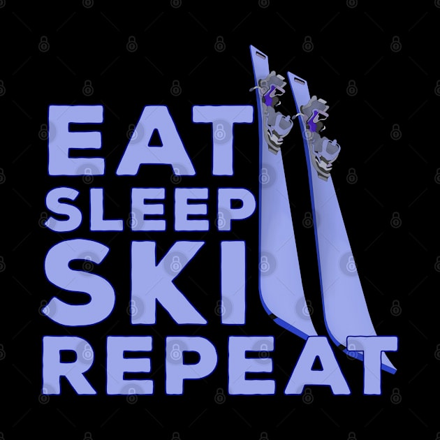 Eat Sleep Ski Repeat by DiegoCarvalho