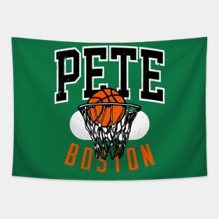 Vintage Boston 90's Basketball Shirt Tapestry