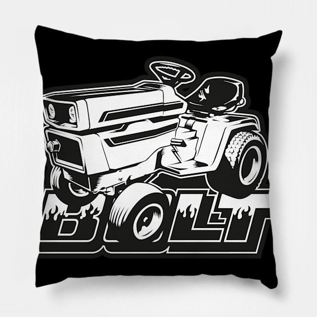 Hot Rod Cub Pillow by BOLTgraphics