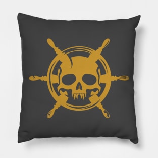 Stereeng wheel skull Pillow