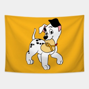 Dalmatian with Awareness ribbon (yellow) Tapestry