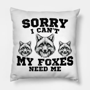 fox lovers Pillow