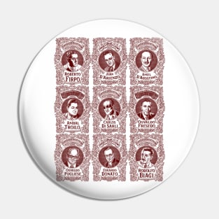 Tango Orchestra Leaders (in red) Pin