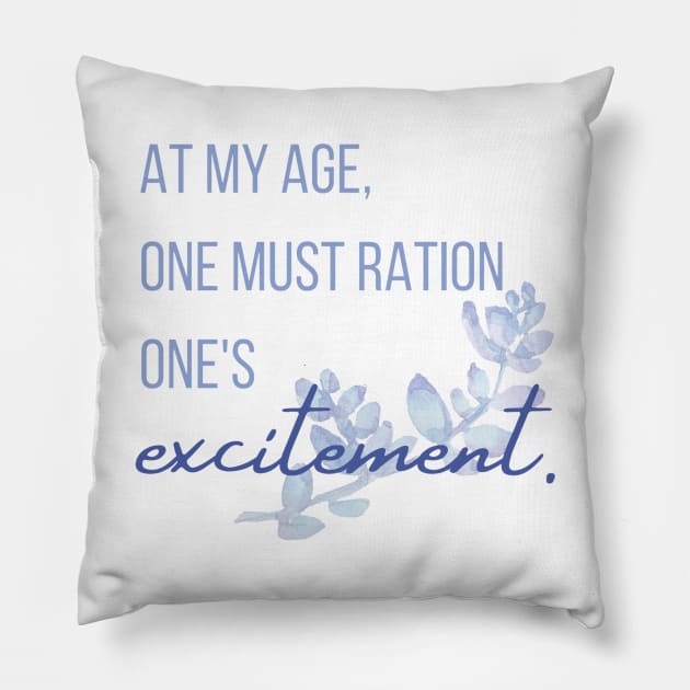 Downton Abbey Ration Ones Excitement Pillow by Regency Romp