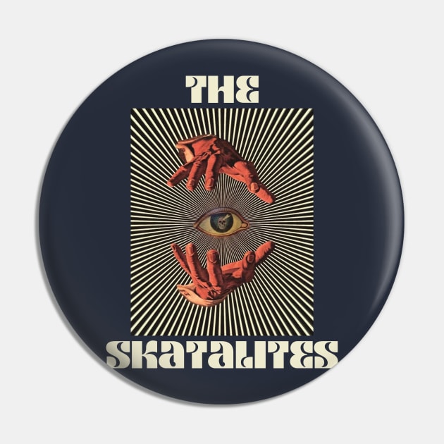 Hand Eyes The Skatalites Pin by Kiho Jise