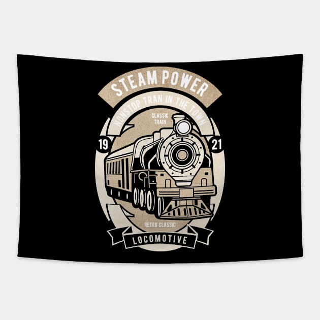 Steam Power Tapestry by Tempe Gaul