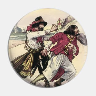 Pirate Duel till the Death on the Beach Pin