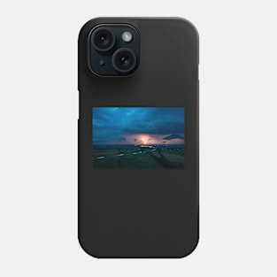 Heavy storm and lightning Phone Case