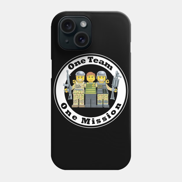 One Team One Mission Phone Case by DepartmentofNegotiation