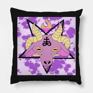 Pastel Goth SataniGoat V 1 Pillow