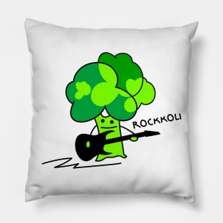 Funny broccoli rocks Pillow