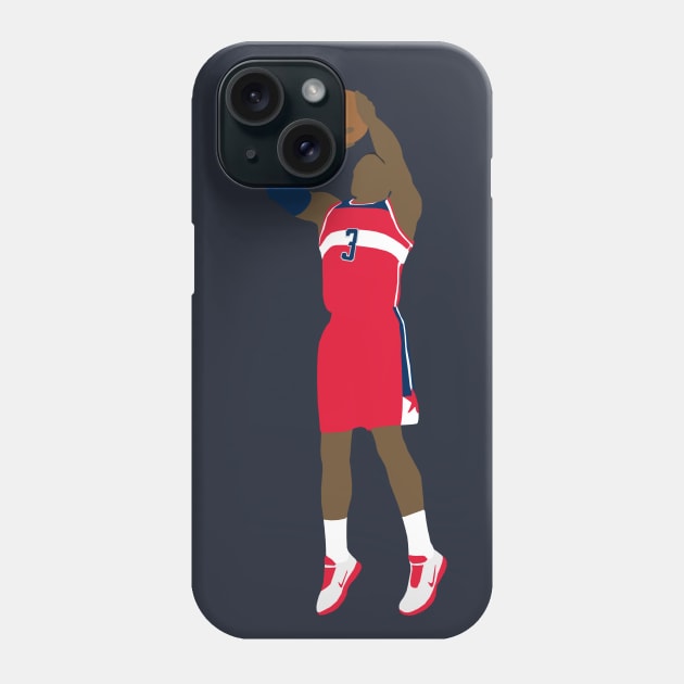 Bradley Beal Jumpshot Phone Case by xRatTrapTeesx