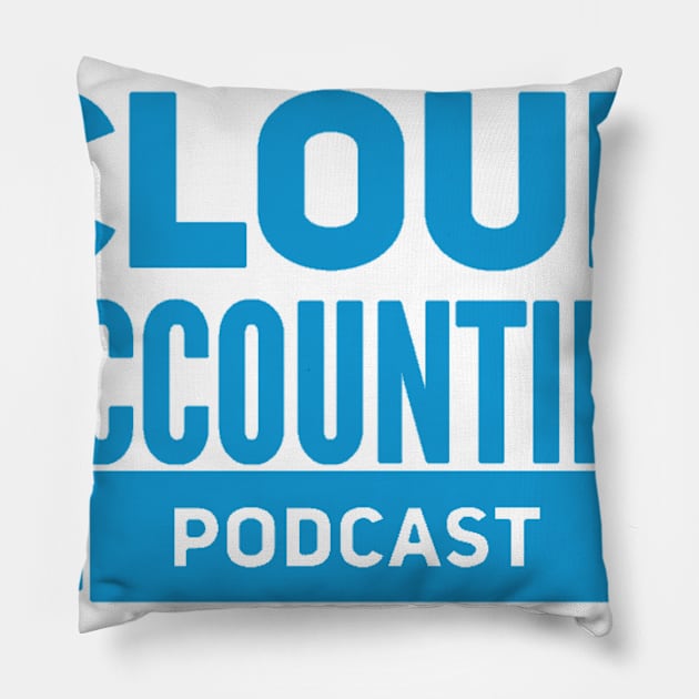 Cloud Accounting Podcast Pillow by Cloud Accounting Podcast