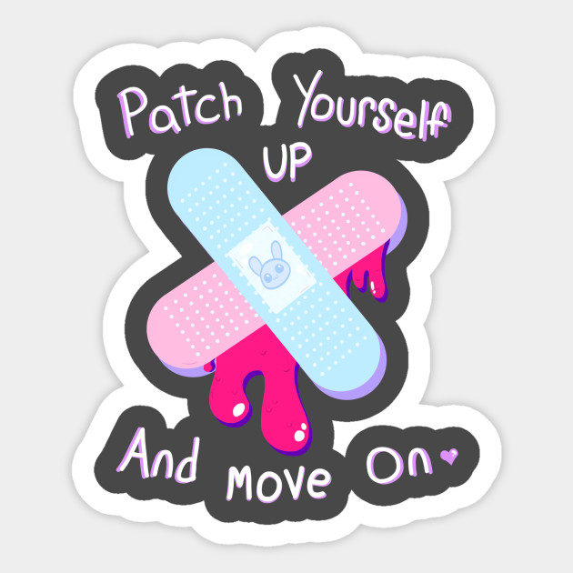 Patch Yourself Up - Pastel Goth - Sticker | TeePublic