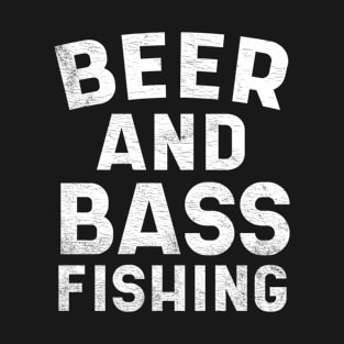 Beer And Bass Fishing Fisherman T-Shirt