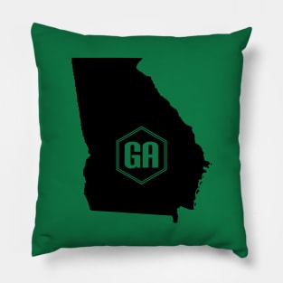 Georgia Homer (Black) Pillow