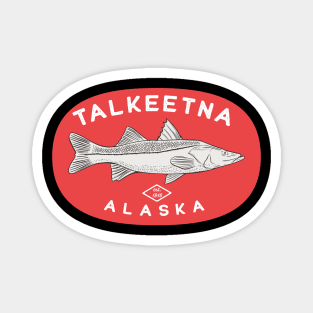 Talkeetna Alaska Fishing Magnet