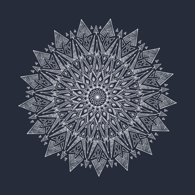 Symmetrical Sun Motif by Aideyn