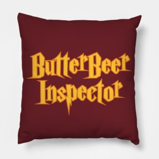 Gold ButterBeer Inspector Pillow