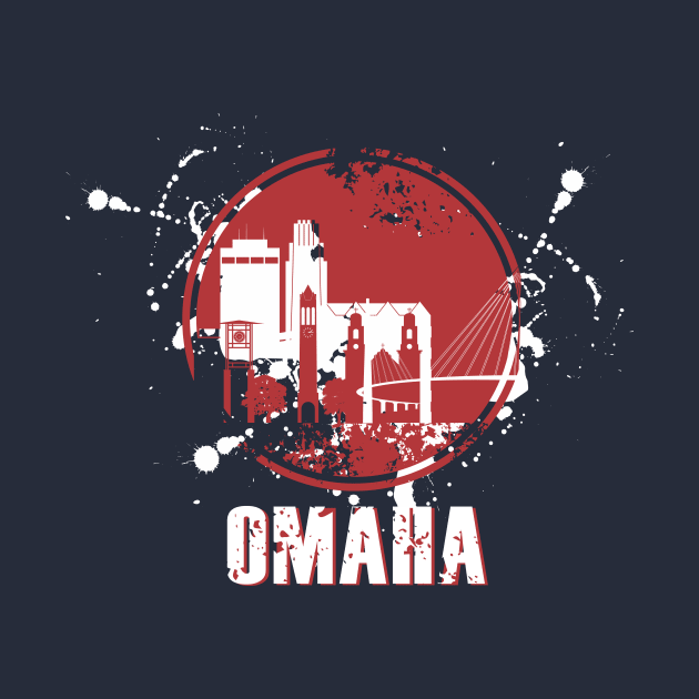 Omaha skyline tee by DimDom