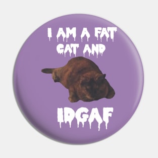 I AM A FAT CAT!! Pin