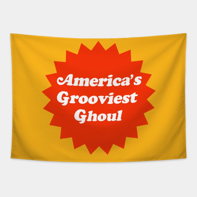 America's Grooviest Ghoul Tapestry by UnlovelyFrankenstein