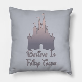 Believe In Fairy Tales - Rose Gold Pillow