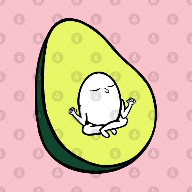 Avocado in a  zen by kdegtiareva