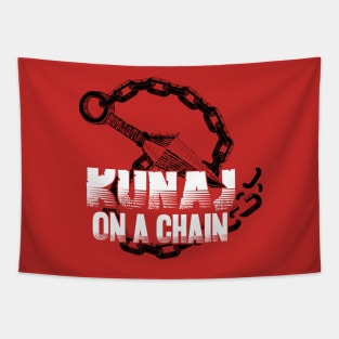 Kunai On A Chain Tapestry