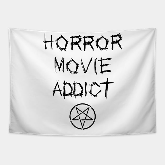 Horror Movie Addict Tapestry by LunaMay