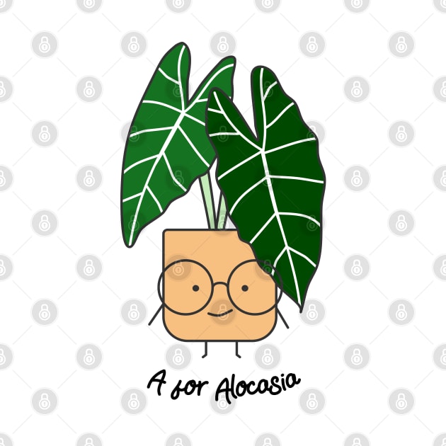 A for Alocasia by Home by Faith