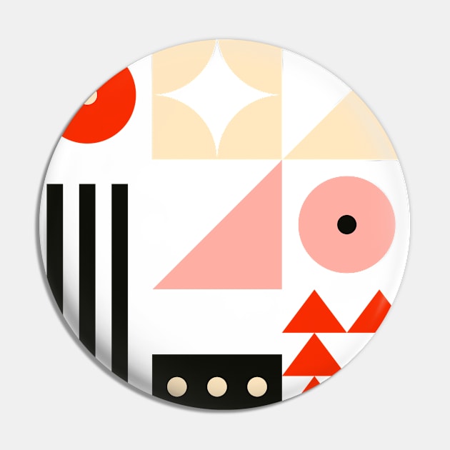 Arrow Shapes Pattern Design Pin by MaxixArt