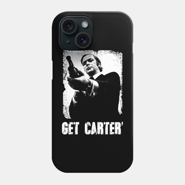 The Gritty World of Carter Get Retro Style Phone Case by TheBlingGroupArt