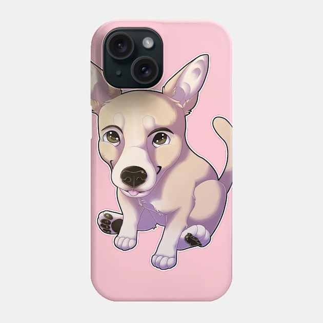 Chihuahua - cream Phone Case by SeidenKaczka