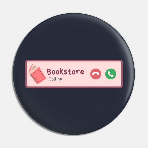 Bookstore calling Pin by medimidoodles