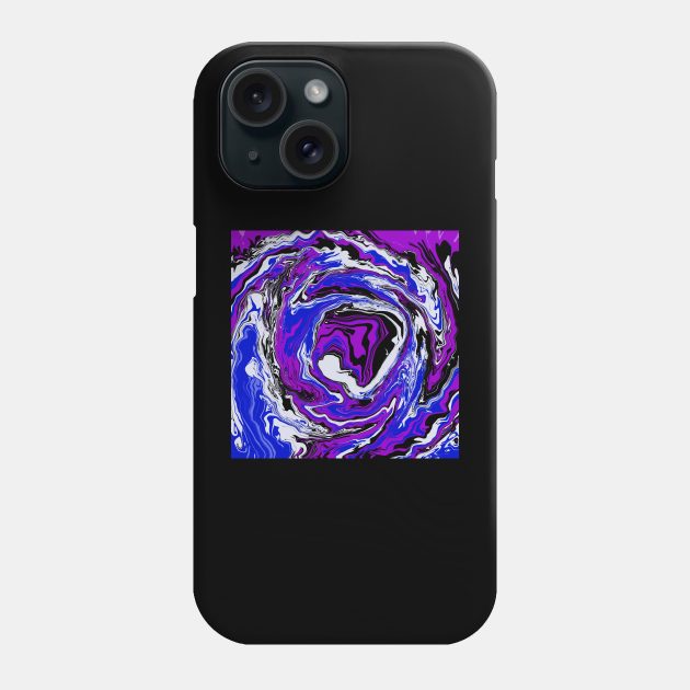 Marble AJO Abstract Art by Orchid 8 Phone Case by Orchid's Art