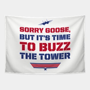 BUZZ THE TOWER Tapestry