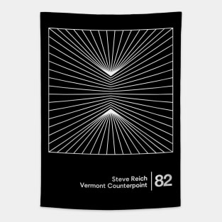 Steve Reich / Original Minimalist Graphic Design Tapestry