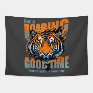 For a Roaring a good time:  protect Big Cats' Prime time Tapestry