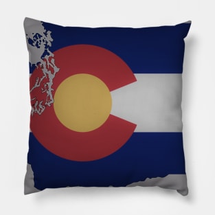 Washington Colorado Pride Flag -- WashCO flag Pillow
