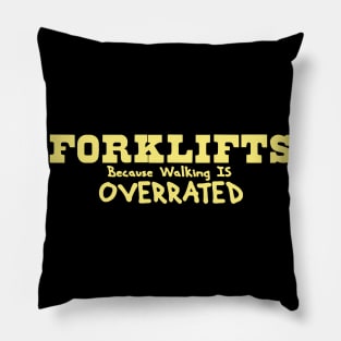 Forklift Certified Meme Pillow