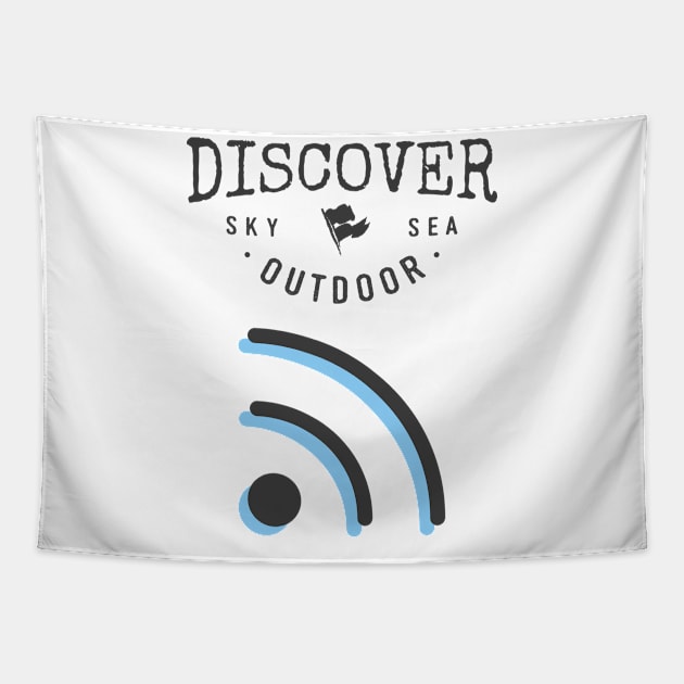 Discover Outdoor Wifi Tapestry by Christine aka stine1