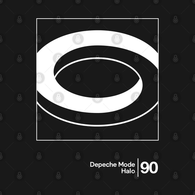 Halo - Depeche Mode / Minimal Graphic Artwork by saudade