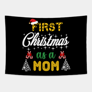 First Christmas as a mom Tapestry