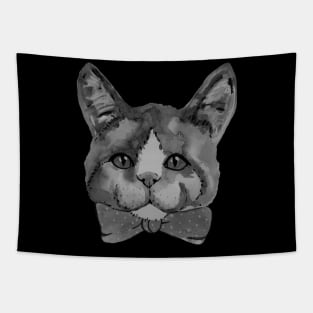 Black and white cat Tapestry